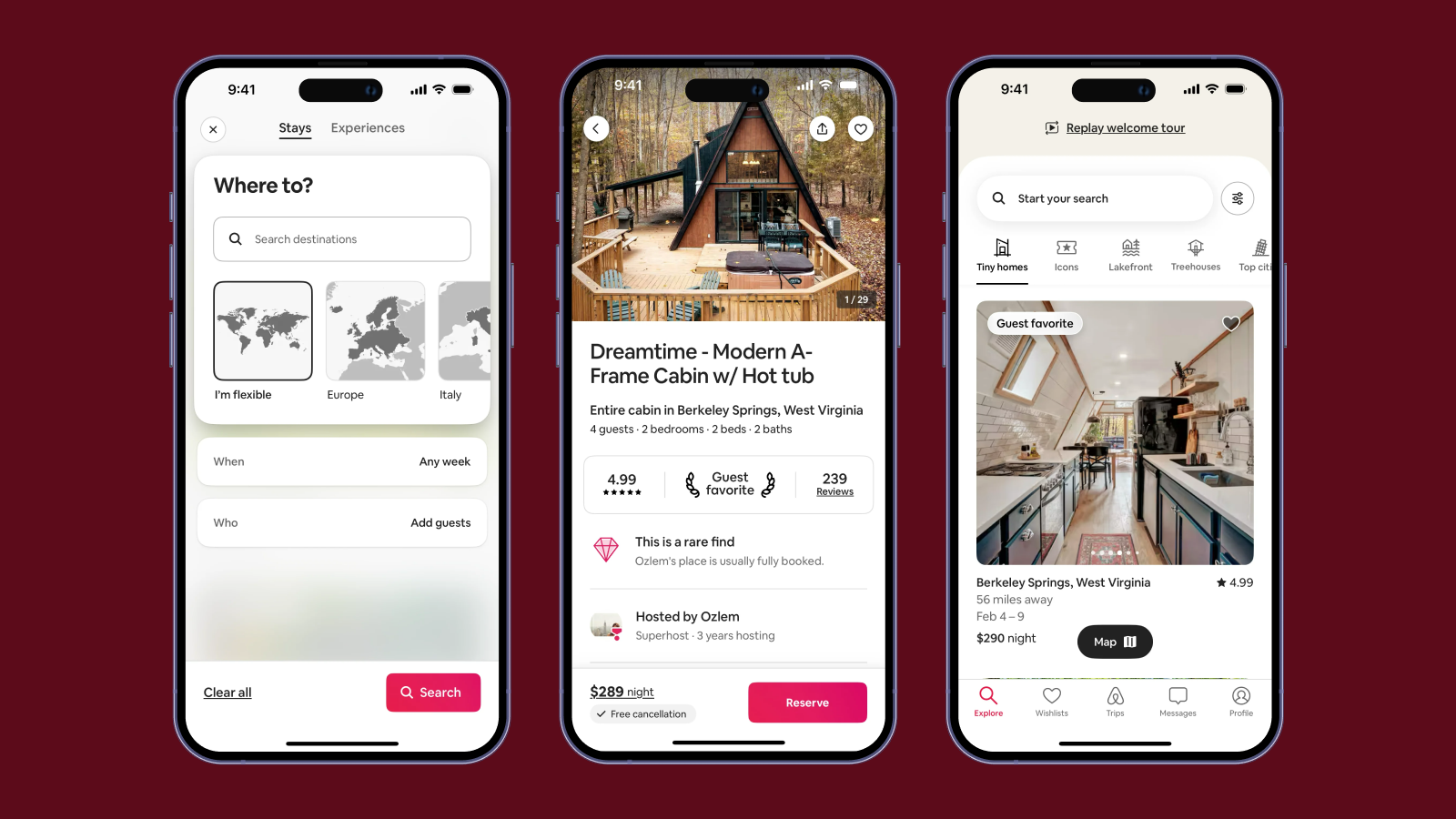 UI-дизайн приложения Airbnb