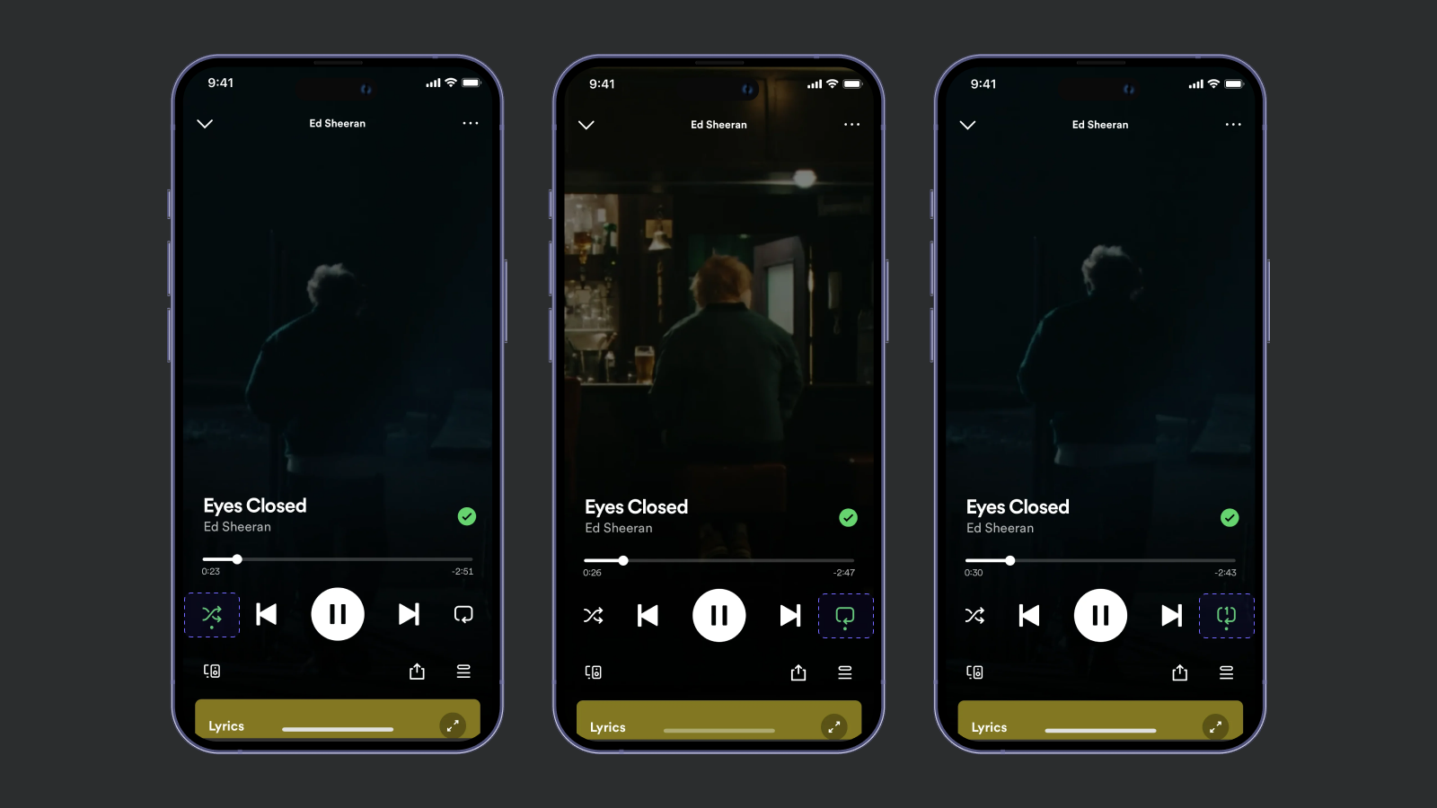 UX-логика toggle button в приложении Spotify 
