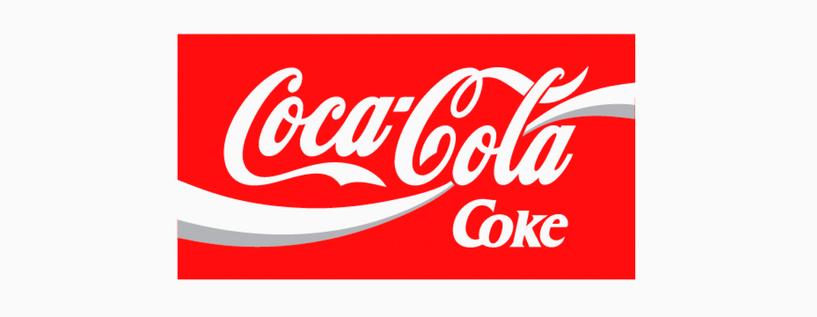 Новый логотип компании Coca-Cola в 1987 года