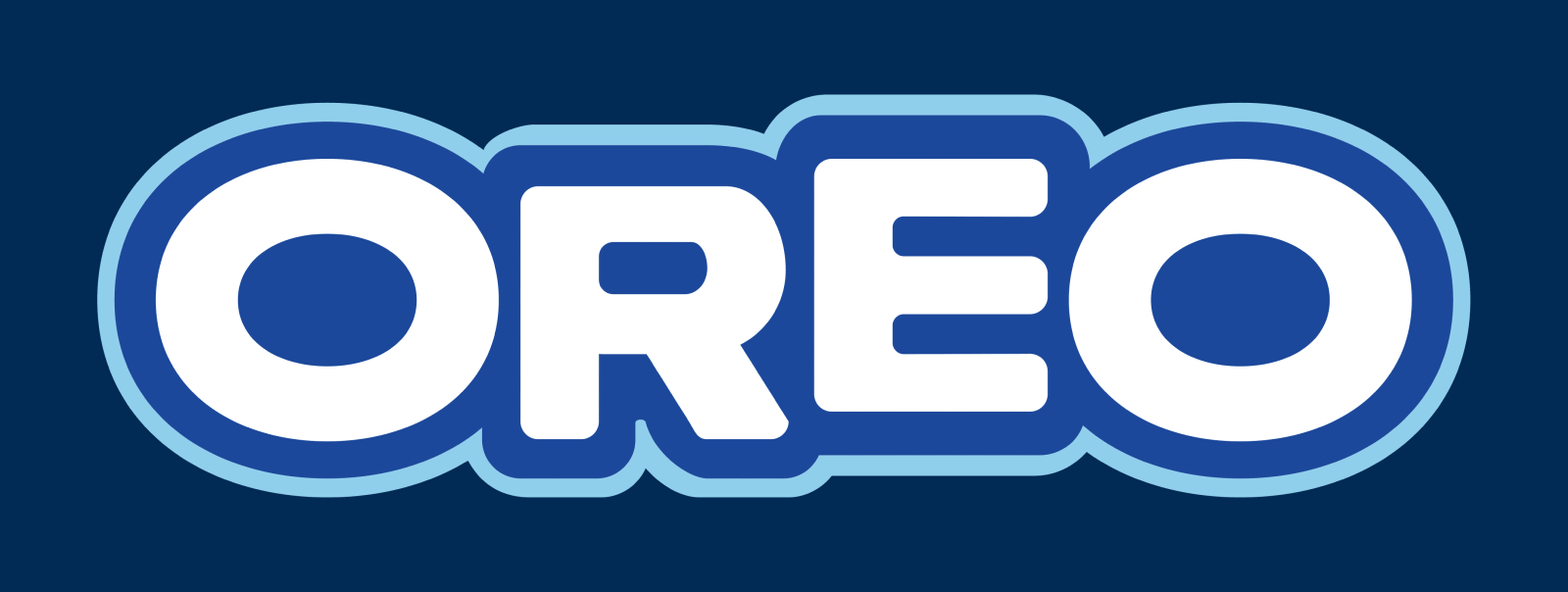 Логотип компании Oreo в 1991 году