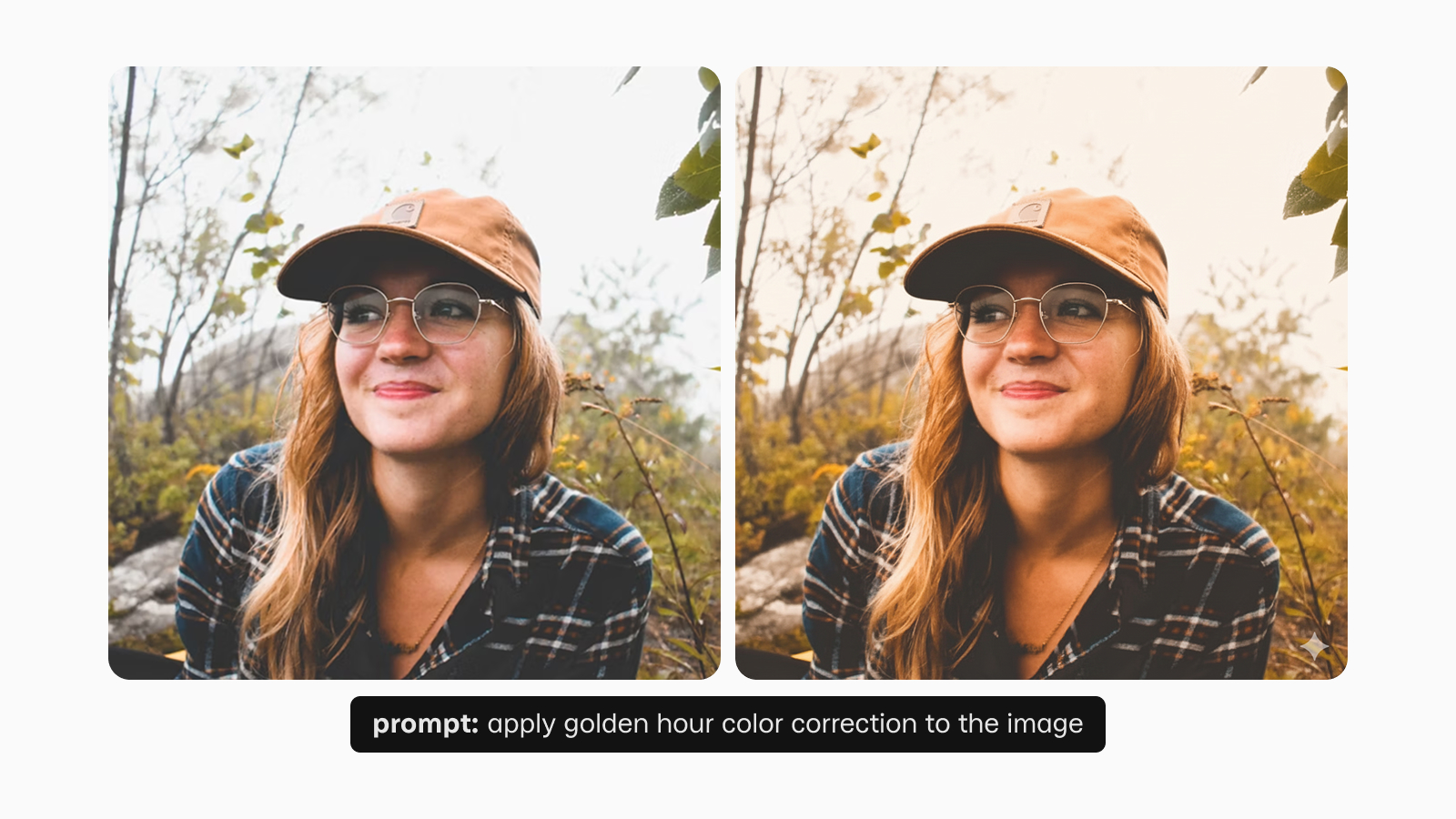 Результат ретуши фотографии в Nano Banana