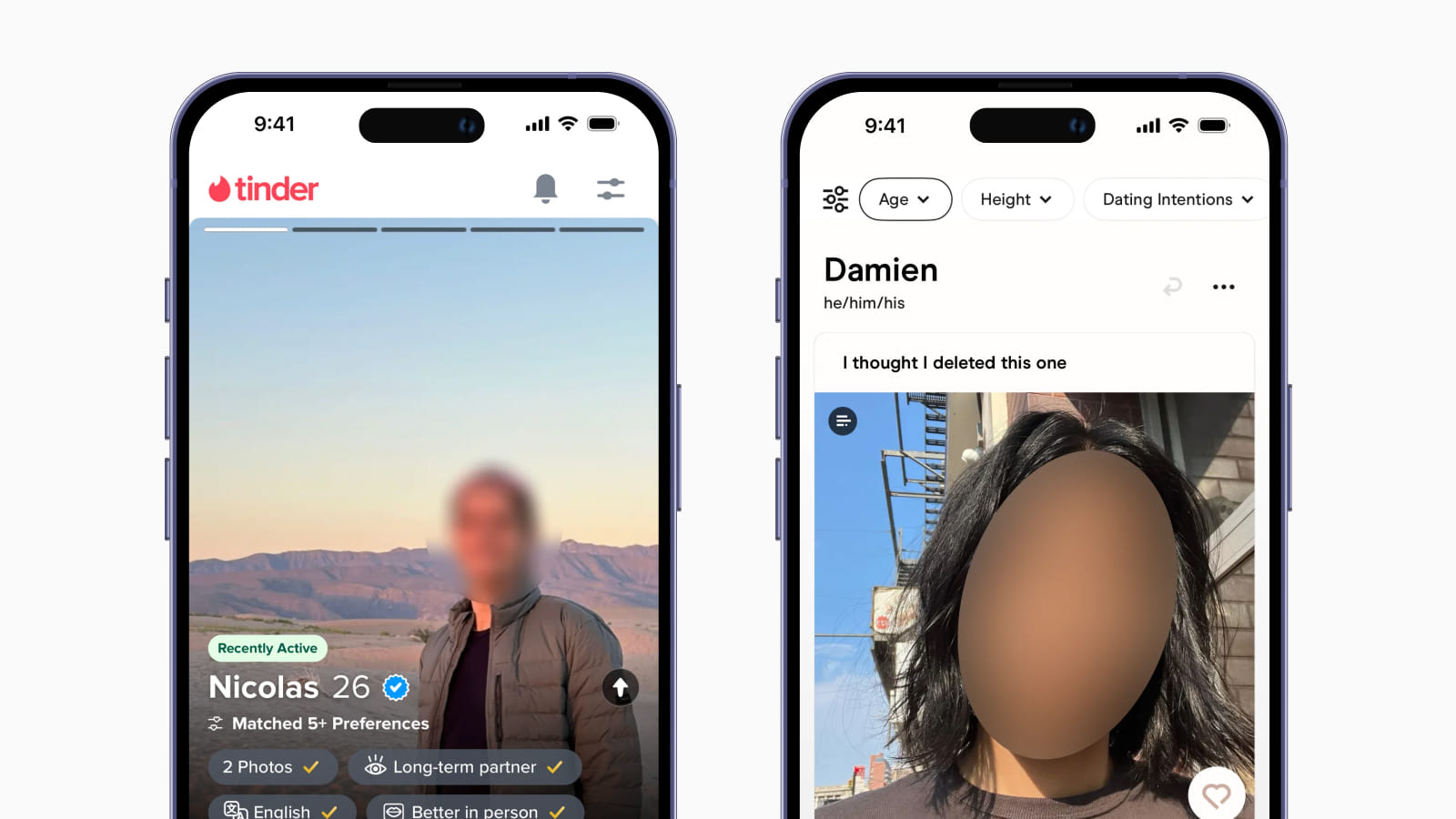 Дизайн интерфейса новой функции от Tinder - Chemistry