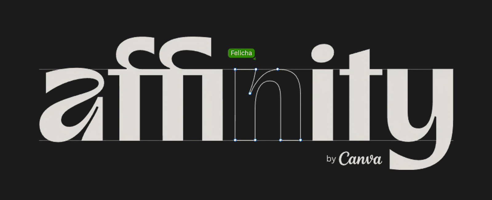 Дизайн логотипа бесплатного редактора Affinity