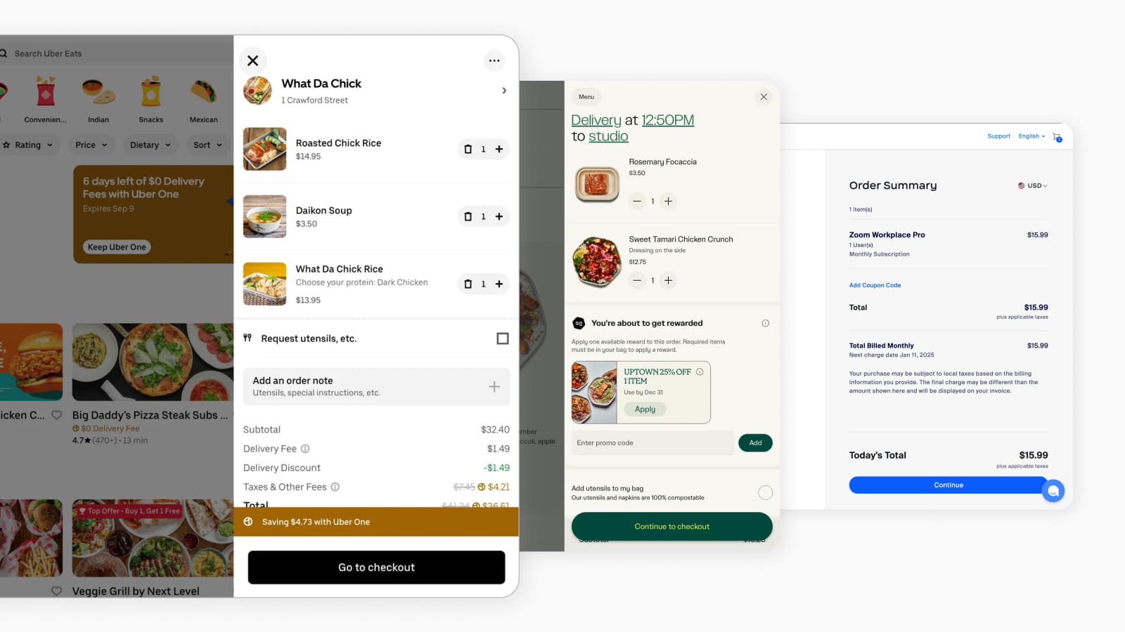Пример кнопок оплаты в разных интерфейсах