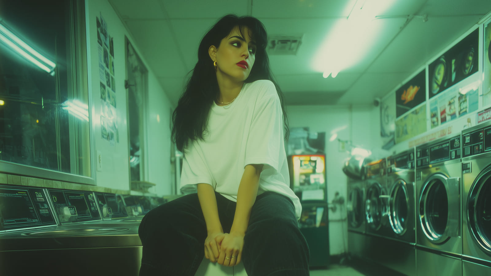 Изображение девушки для дальнейшей раскадровки через AI