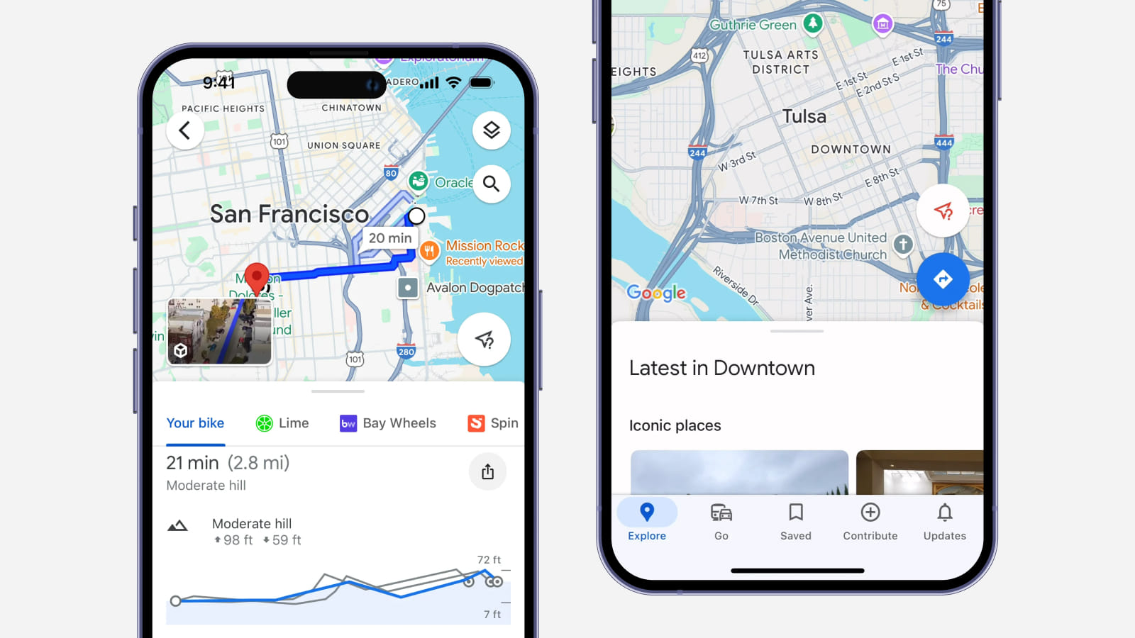 Дизайн Google Maps Интерфейс приложения Google Maps на iOS