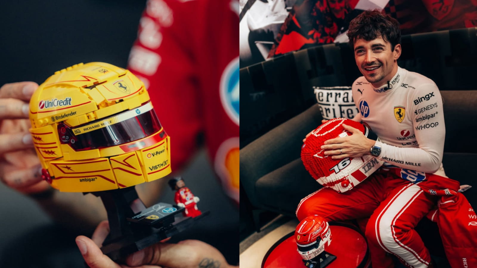 Lego шлемы пилотов F1 Дизайн шлемов Formula1, созданных с помощью Lego