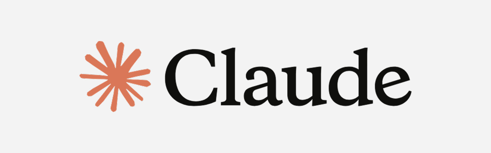 Логотип Claude Логотип Claude на сером фоне
